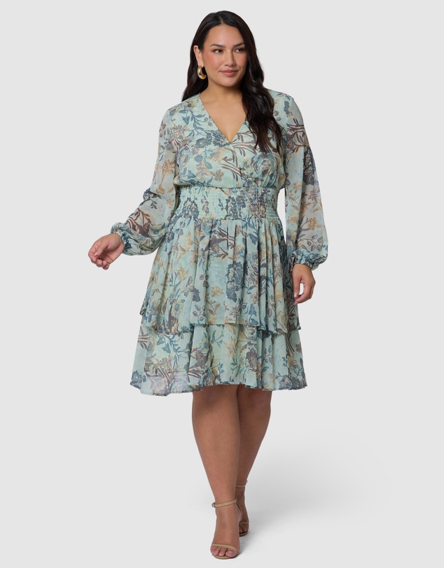 Pink Dusk by Curve Project - Flirty Mini Dress