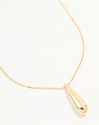 Lovisa - Gold Plated Teardrop Pendant Necklace
