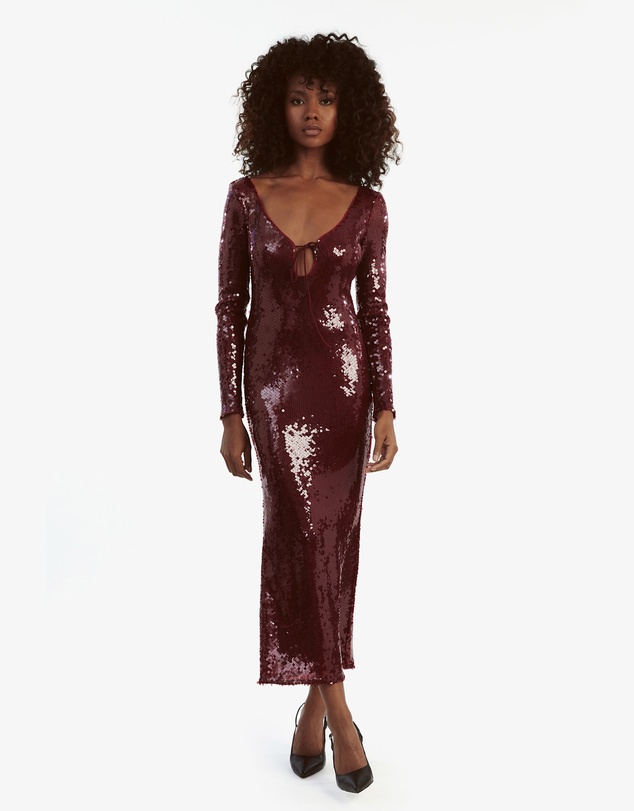 verona sequin maxi dress New In Verona Sequin Maxi Dress