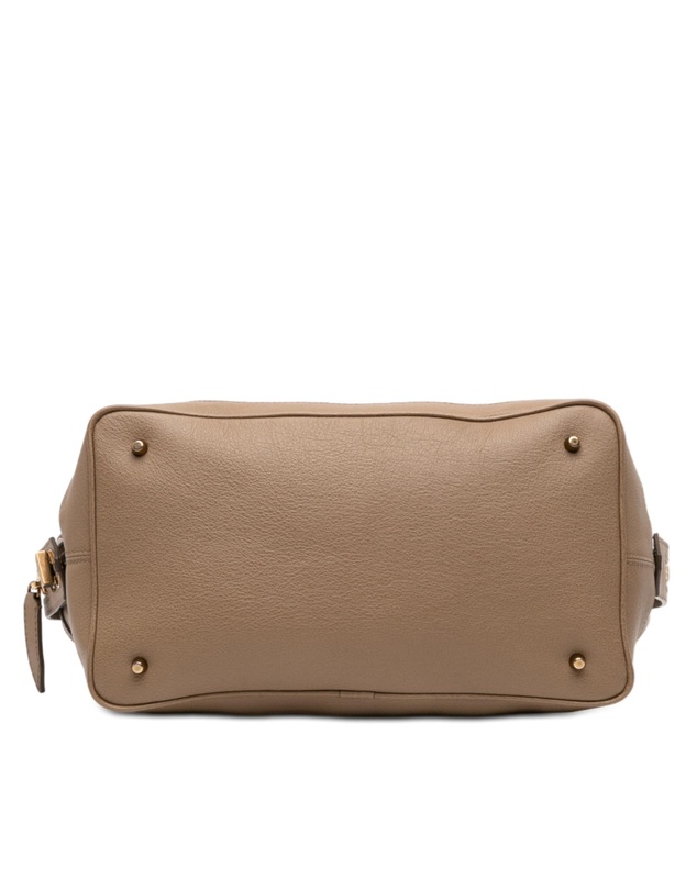 Burberry - Pre-Loved Medium Leather Kirley Satchel