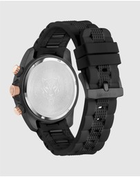 Plein Sport - Plein Sport Hurricane 44mm Black Ip Chronograph Watch