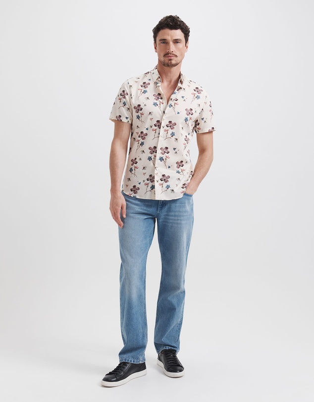 SABA - Jean Luc Short Sleeve Print Shirt