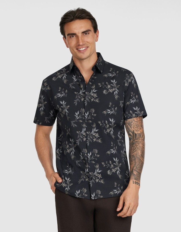 Tarocash - Silas Stretch Leaf Shirt