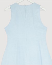 Revibe - Repaired AERE Soma U-Neckline Midi Dress - AU 14