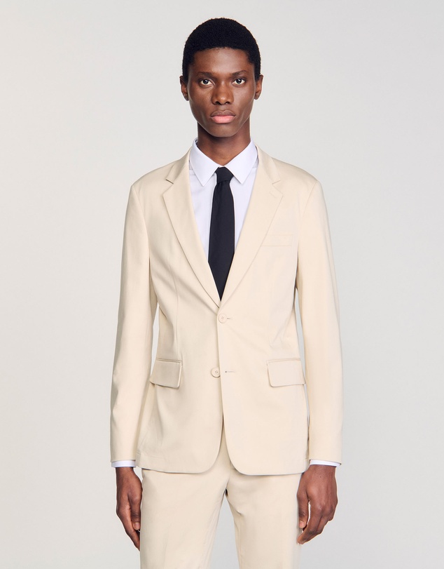 Sandro - Formal Destructure Cotton Jacket