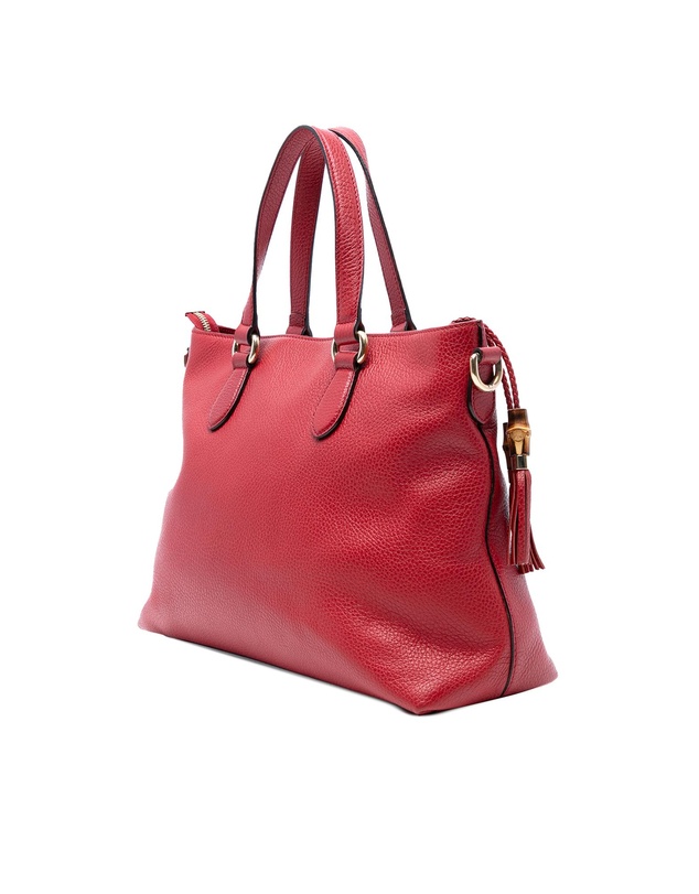 Pre-Loved by Azura Reborn - Pre-Loved Leather Bamboo Tassel Satchel