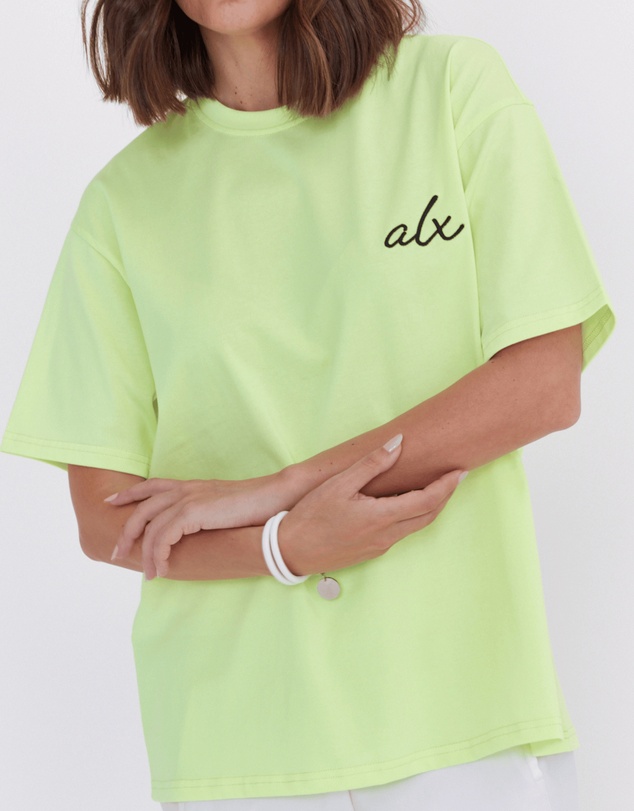 ALEXANDRA - Sole T-Shirt Fluro Yellow