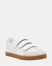 Steve Madden - Daybreak White Leather Sneakers