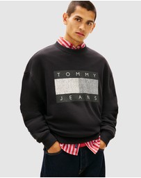 Tommy Jeans - 90S Distressed Flag Crew Sweatshirt
