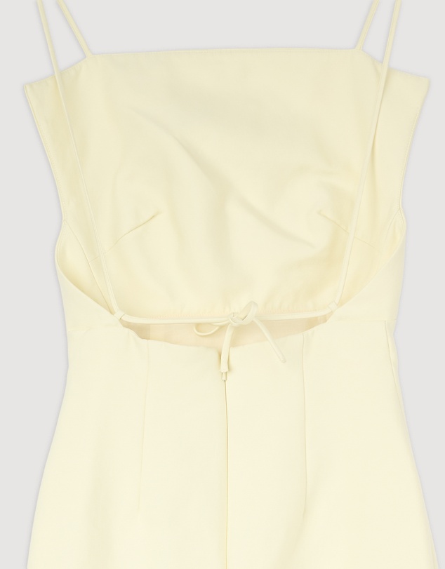 Revibe - Repaired Shona Joy Otis Draped High Neck Midi Dress - AU 6