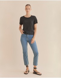 Amelius - Coogee Linen Crew Neck Tee