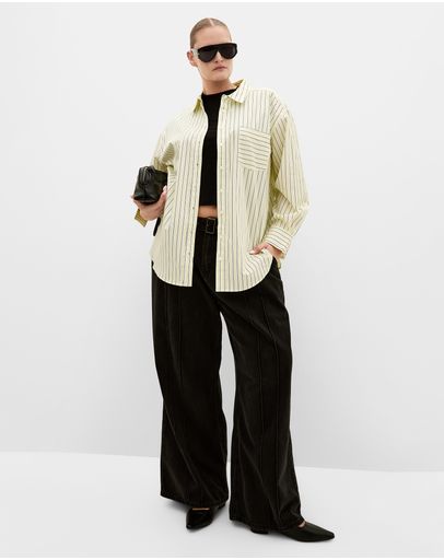 Yellow/ Blue Stripe