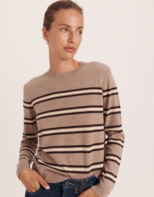 SABA - Nora Wool Cashmere Stripe Knit