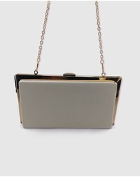 Izoa - Amanda Clutch White