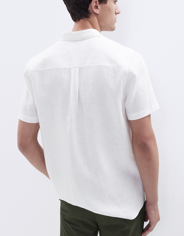 UNISON - Linen S/S Regular Fit Shirt