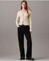 Calvin Klein Jeans - Slim Ribbed Cotton Cardigan