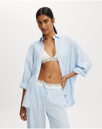 Cotton On Body - Cloud Soft Flannel Oversized Shirt