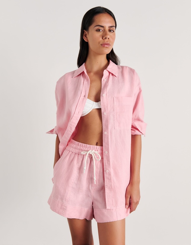 Jag - Gigi Linen Pull On Short