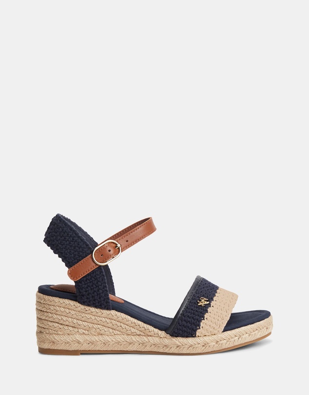 Tommy Hilfiger - Eileen Mid Crochet Wedge Espadrilles - Women's