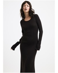 Subtitled - Virginia Long Sleeve Knit Maxi Dress