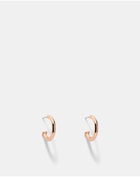 MIMCO - Signatura Charm Hoop Earrings