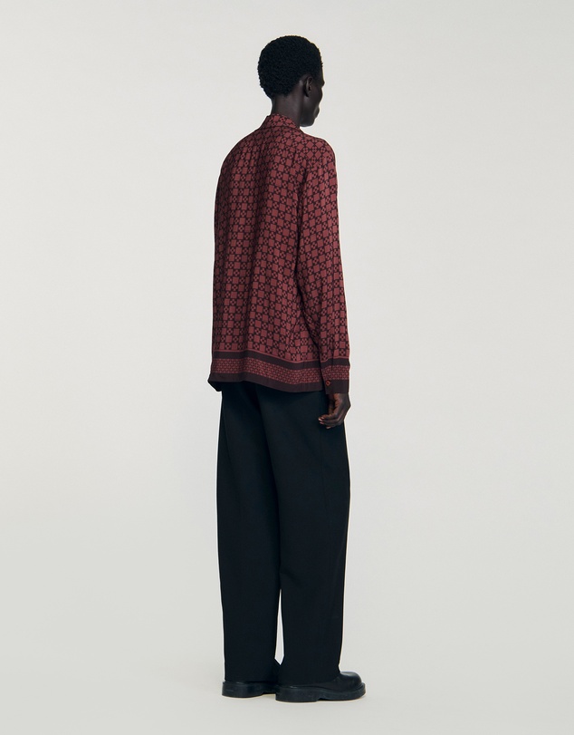 Sandro - Square Cross Ml Shirt