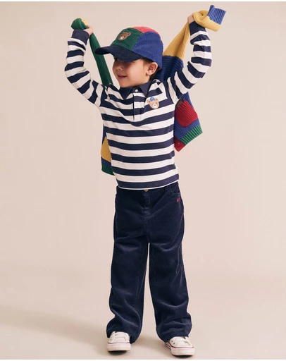 Huxbaby - Varsity Hux Polo - Babies-Kids