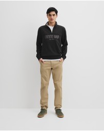 Country Road - Australian Cotton Half Zip Heritage Sweat