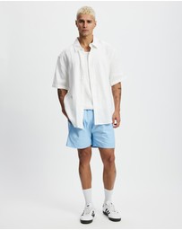 Surrounded By Ghosts - The Andradite Linen Drawstring Shorts