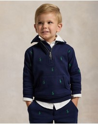 Polo Ralph Lauren - Polo Pony Fleece Collared Sweatshirt - Kids
