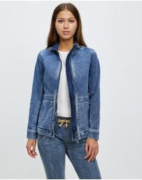 DRICOPER DENIM - Driftwood Indigo Utility Jacket