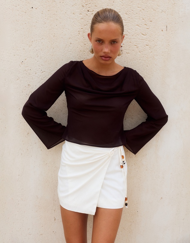 Seven Wonders - Luciana Boat Neck Long Sleeve Top
