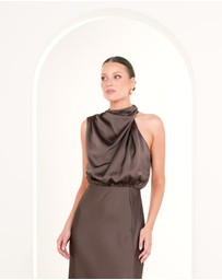 Pilgrim - Como High Neck Midi Dress