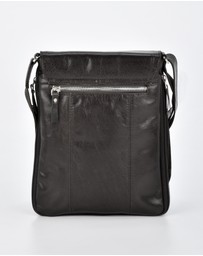 Cobb & Co - Notting Jr. Leather RFID Expandable Satchel