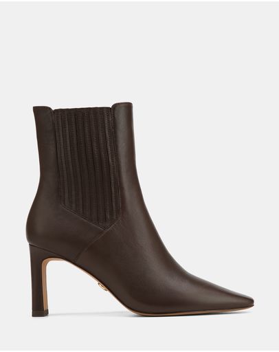 Dark Brown Pebbled Leather