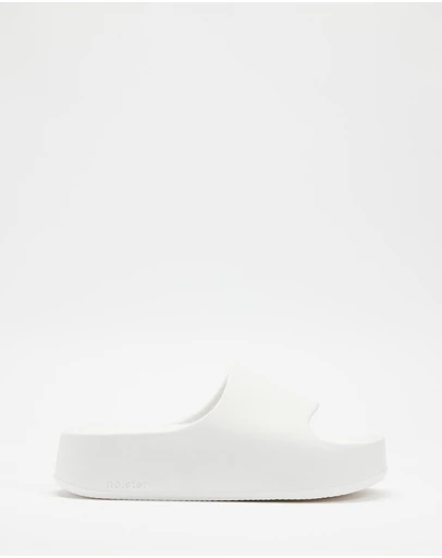Holster - Levitate Vegan Platform Slide - White - Women's