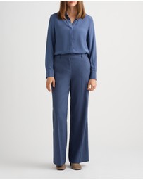 David Lawrence - Chaya Linen Blend Pants