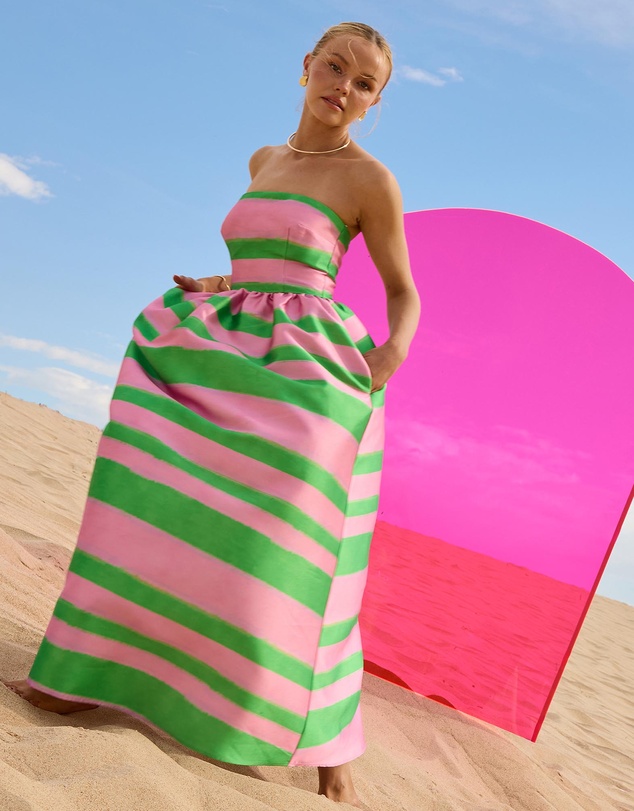 Pasduchas - Gigi Strapless Midi Dress