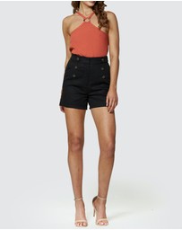 Amelius - Amuse Halter Neck Top