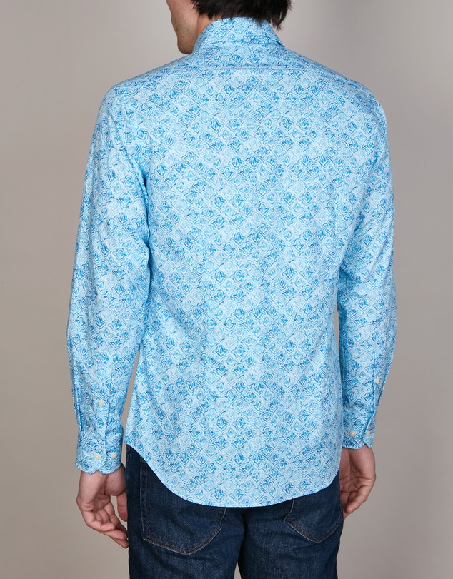 Simon Carter - Watercolour Motif Print Shirt