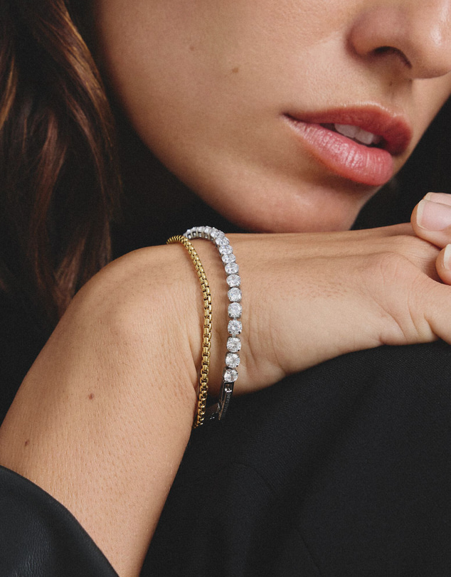 THOMAS SABO - Gold-Tone Stainless Steel Box Chain Bracelet 2.7mm