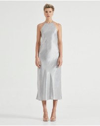 Third Form - Crush Bias Halter Dress