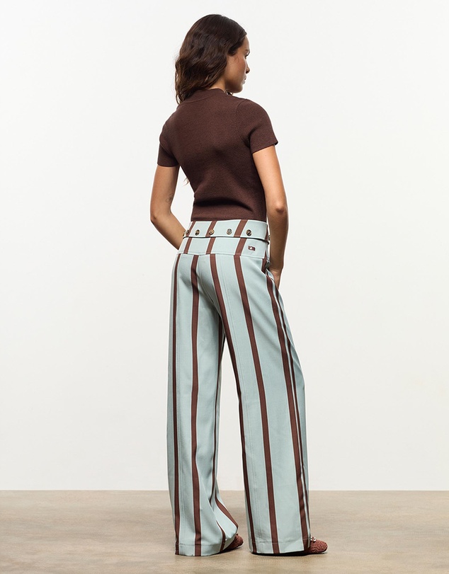 Laagam - Tashi Striped Flow Pants