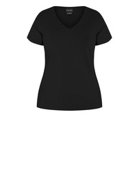 City Chic - Anny V Neck Top