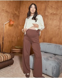 Soon Maternity - Harriette Wide Cotton Pants
