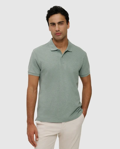 Trenery - Pique Marle Monogram Polo