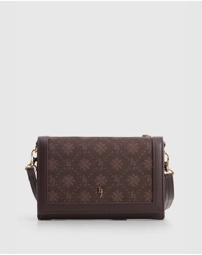 Laura Jones - Jacquard Flap Crossbody Bag