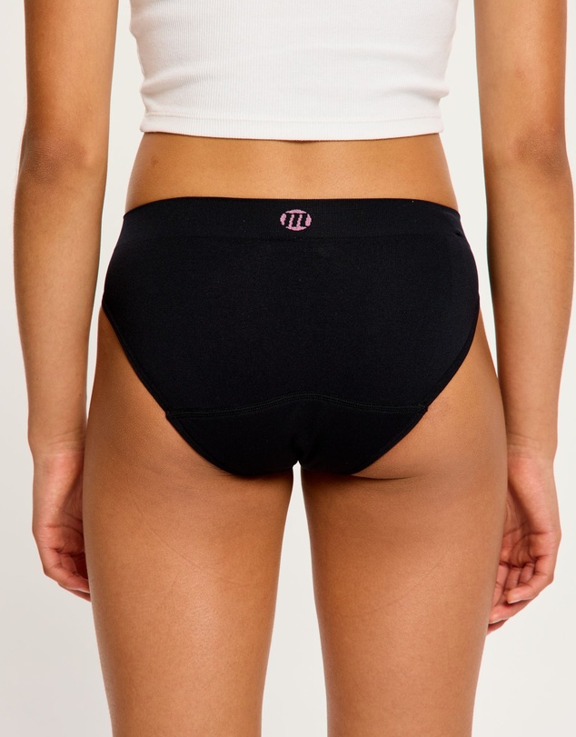 Modibodi - Teen Soft Stretch Seamless Hipster Period Underwear Bikini Moderate Absorbency 3 Pack