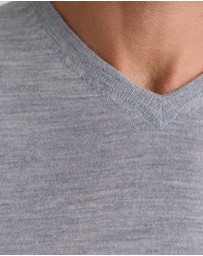 Oxford - Basic V-Neck Pure Wool Pullover