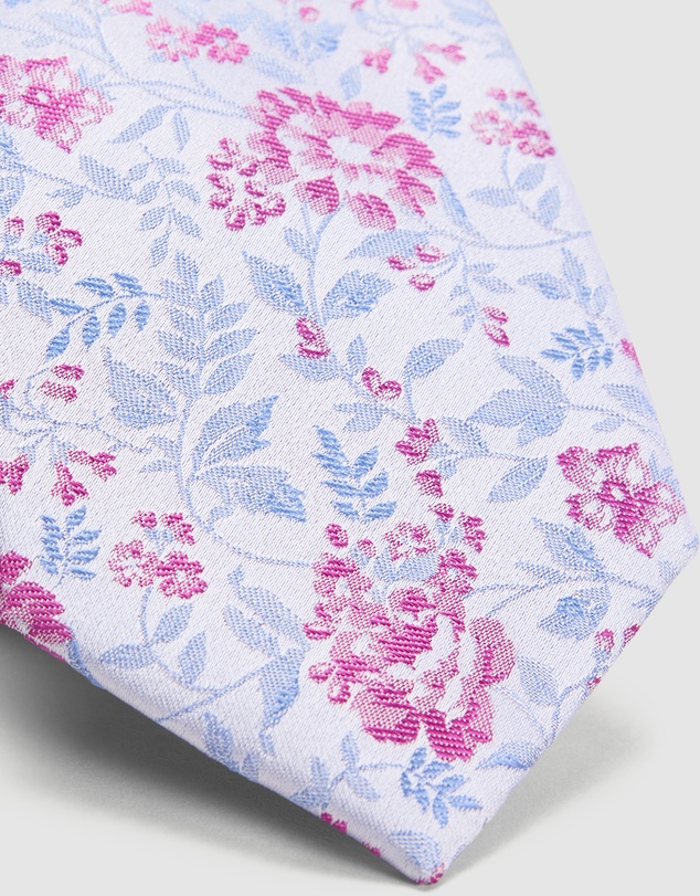 Politix - Floral Jacquard Silk Tie